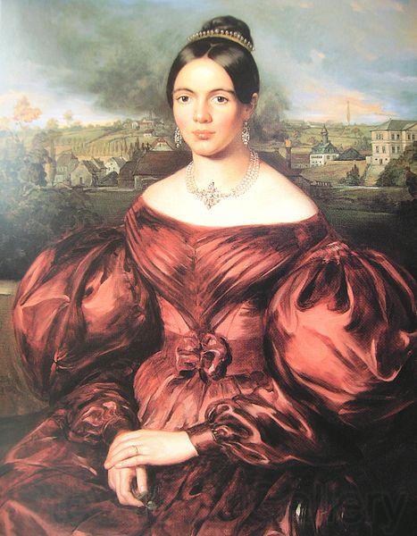 Louis Krevel Portrait of Marie Louise Stumm France oil painting art
